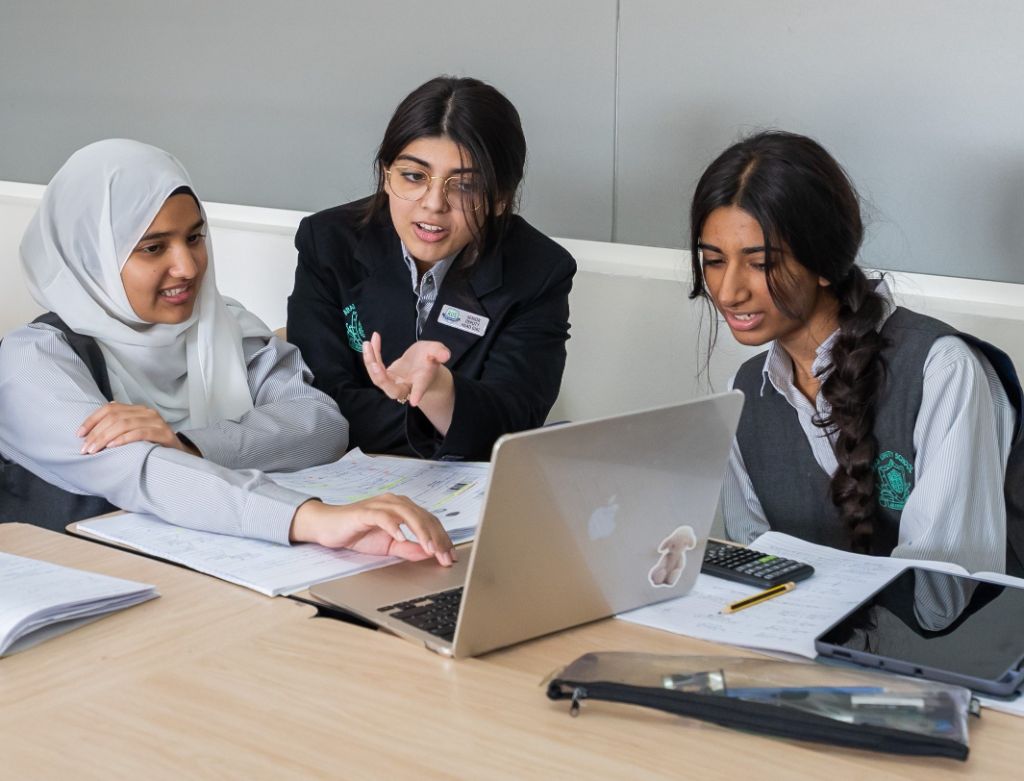 Students on laptop